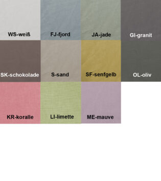 Pichler Tischdecken Pure - Leinen