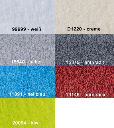 Reduziert! einfarbige Handtücher von N&K Bielefelder Wäsche