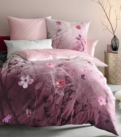 fleuresse Bed Art S Bettwäsche mit Rosen - rosa