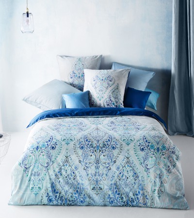 Mako-Satin Bettwäsche Bed Art S von fleuresse - deep blue
