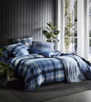 Flanell Bettwäsche Lech von fleuresse - denim