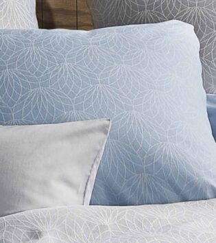 Lech Jacquard Bettwäsche fleuresse - bleu