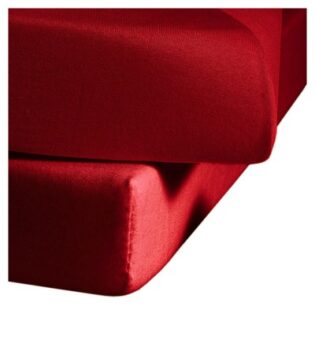 fleuresse Comfort Spannbettlaken - bordeaux Größe | 100x200