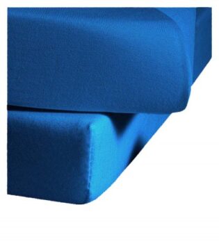 fleuresse Comfort Spannbettlaken - meeresblau Größe | 100x200