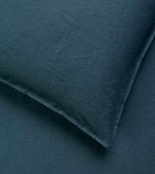 Marc O' Polo Leinen Kissenbezüge Valka - indigo blue
