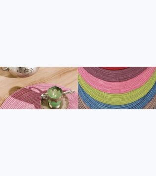 Pichler Samba Tischsets oval und rund - 6er Pack