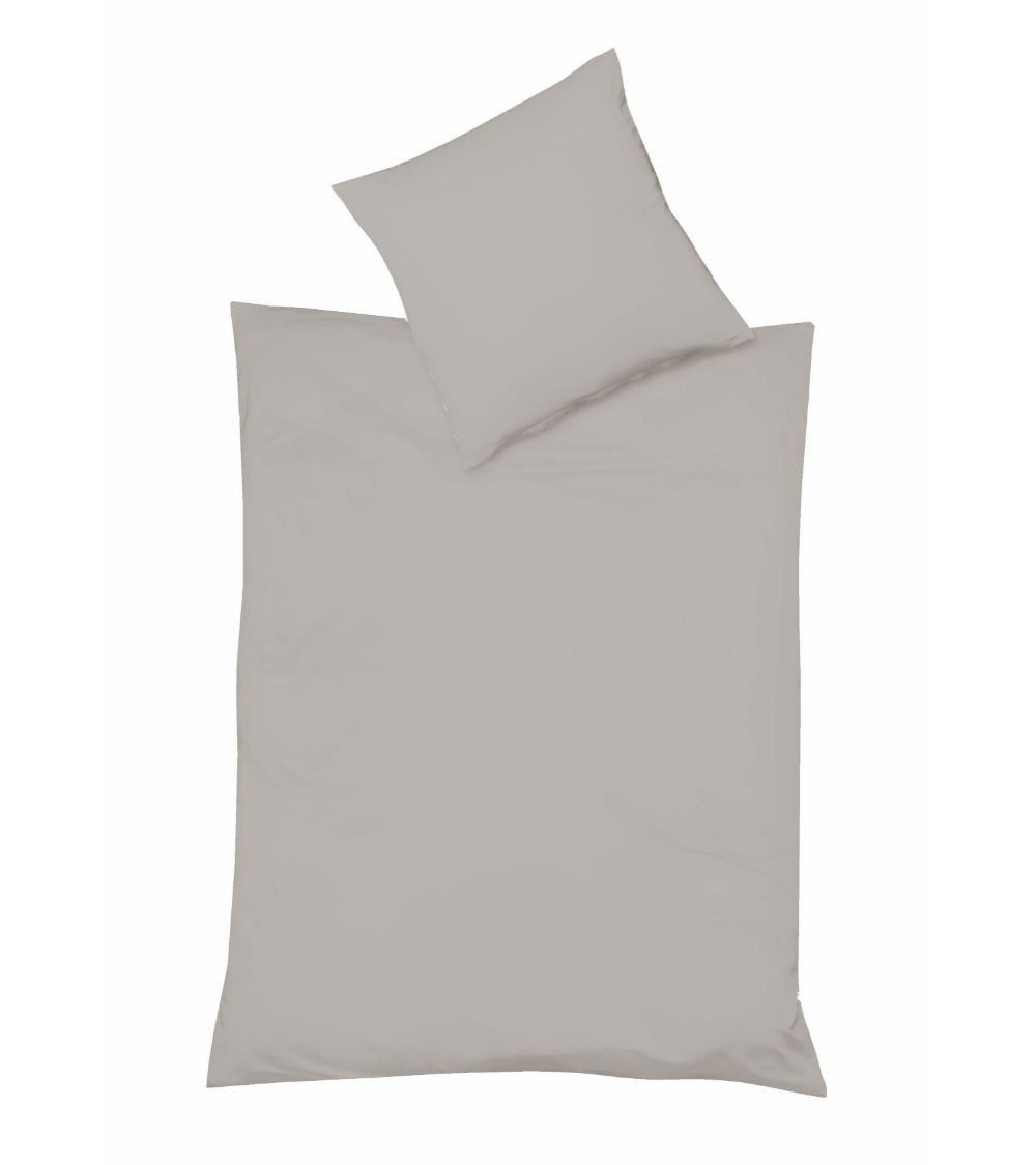 Federa Per Cuscino Fleuresse Colours In Jersey Di Cotone Mercerizzato | 80x80 Cm | Colore Moka | Lavabile A 60°