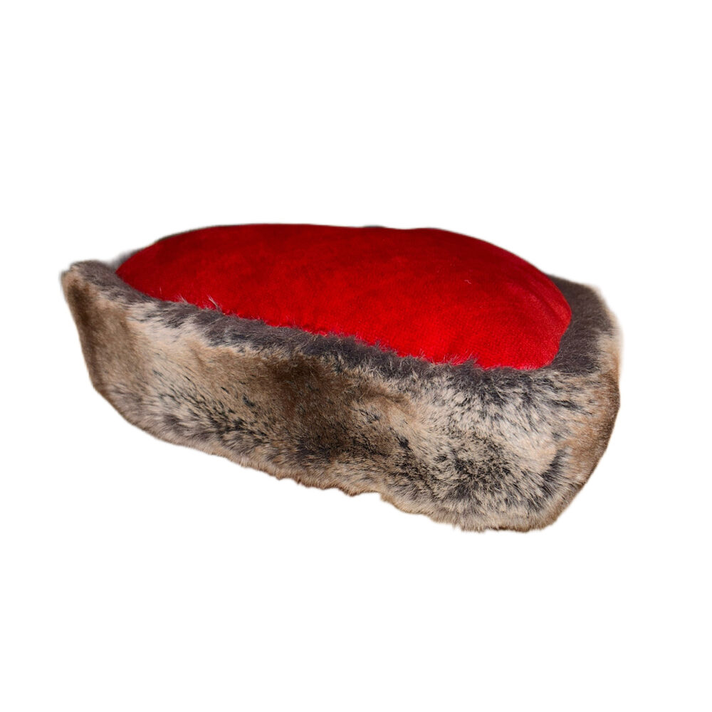 Herzkissen Samt rot