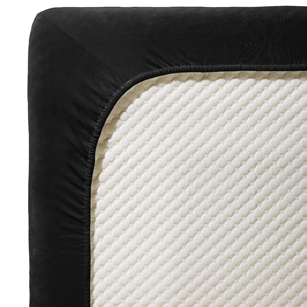 Fleuresse Spannbettlaken Comfort Topper - schwarz