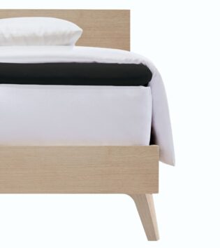 Fleuresse Topper Spannbettlaken Comfort - schwarz