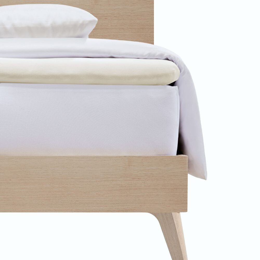 Fleuresse Spannbettlaken Comfort Topper - creme