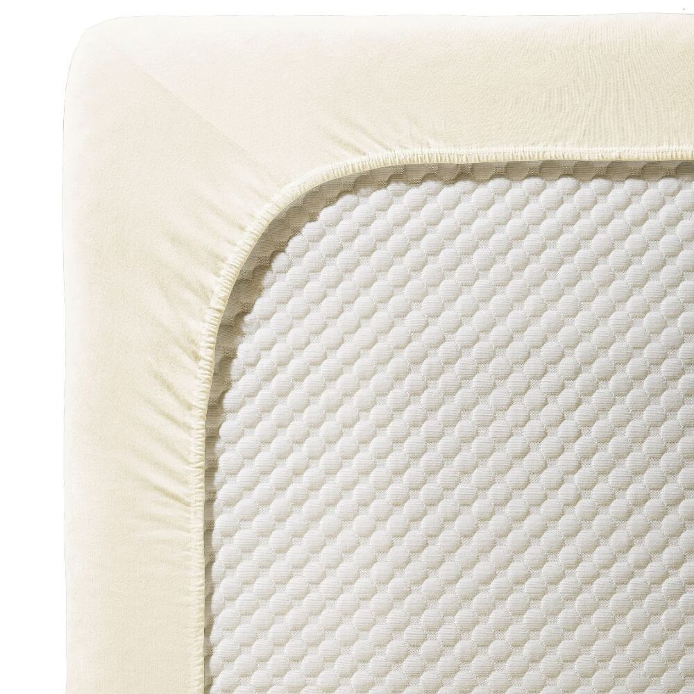Fleuresse Spannbettlaken Comfort Topper - creme