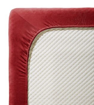 Fleuresse Spannbettlaken Comfort Topper - bordeaux