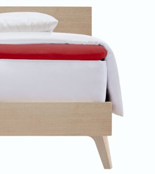 Fleuresse Spannbettlaken Comfort Topper - bordeaux
