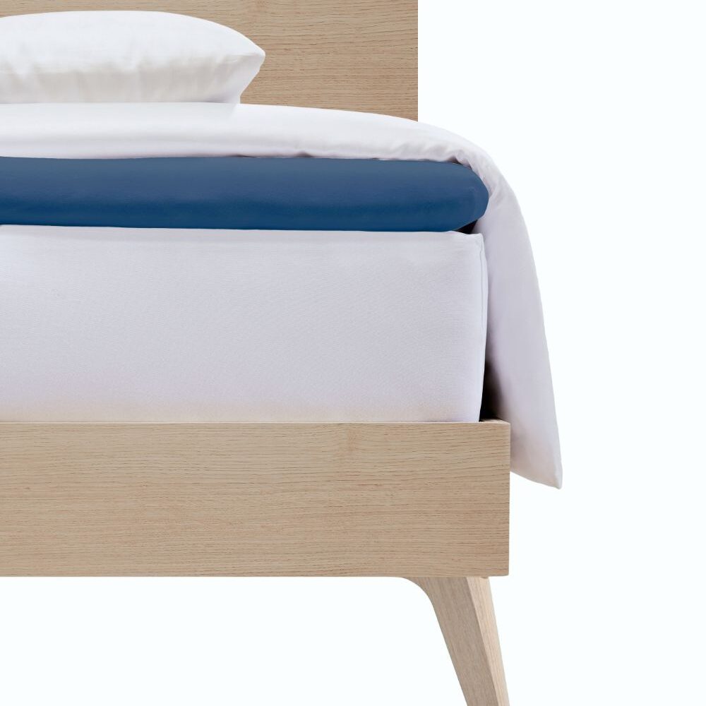 Fleuresse Spannbettlaken Comfort Topper - denim