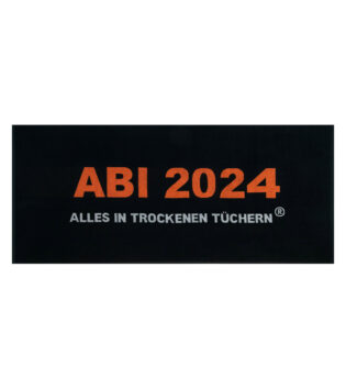 Handtuch Abituch 2024 - schwarz