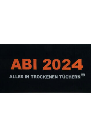 Handtuch Abituch 2024 - schwarz