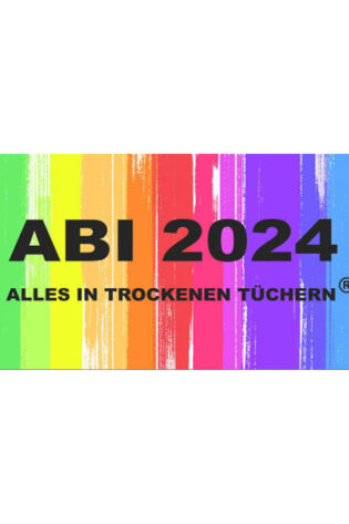 Handtuch Abituch 2024 - Rainbow