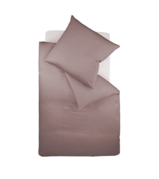 Bettwäsche einfarbig Fleuresse mauve