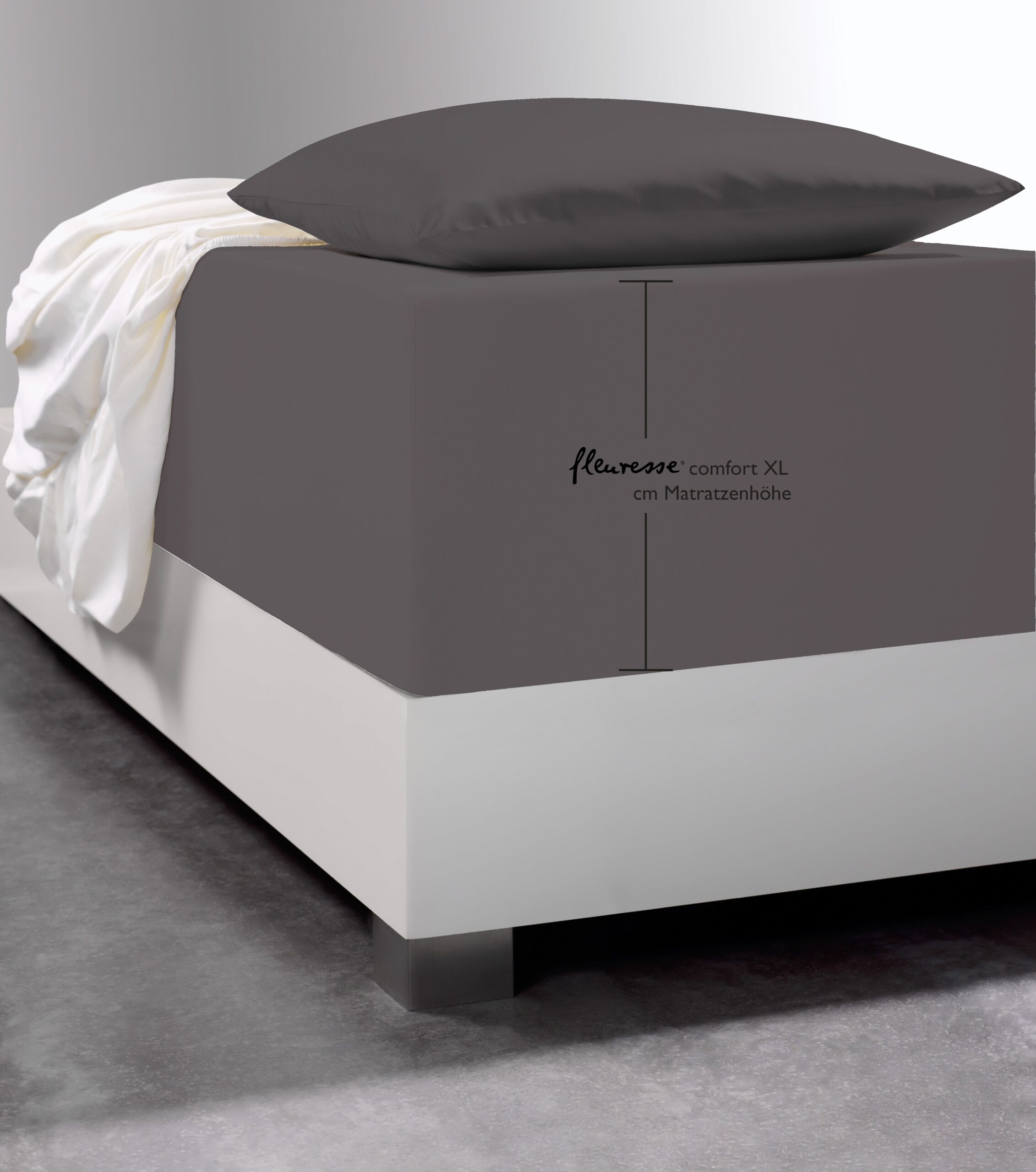 Spannbettlaken Comfort XL von fleuresse - waldbeere