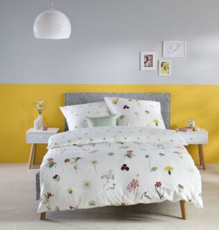 fleuresse bed art S Mako Satin Wende-Bettwäsche bunt
