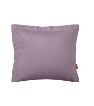 Kissenbezug Kissen Kopfkissen mit stehsaum fleuresse mauve 40x35
