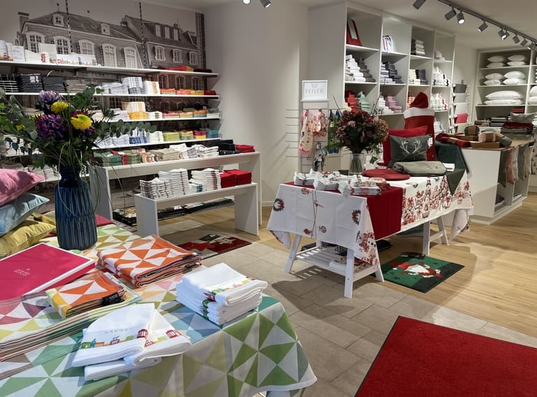 Geschirrtücher und Tischdecken- N&K Bielefelder Wäsche Aachen