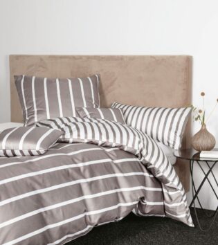 Jersey Bettwäsche Streifen von Janine