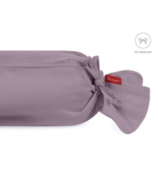 kissenbezug kissen nackenkissen mauve von fleuresse 40x15