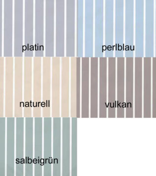 Jersey Kissenbezüge Streifen von Janine – alle Farben