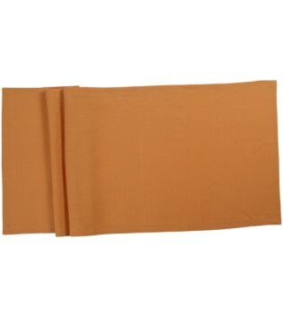 Linnen Sander Tischdecke orange