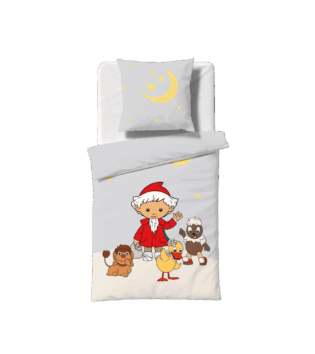 fleuresse Kinder Bettwäsche Sandmännchen - Tiere