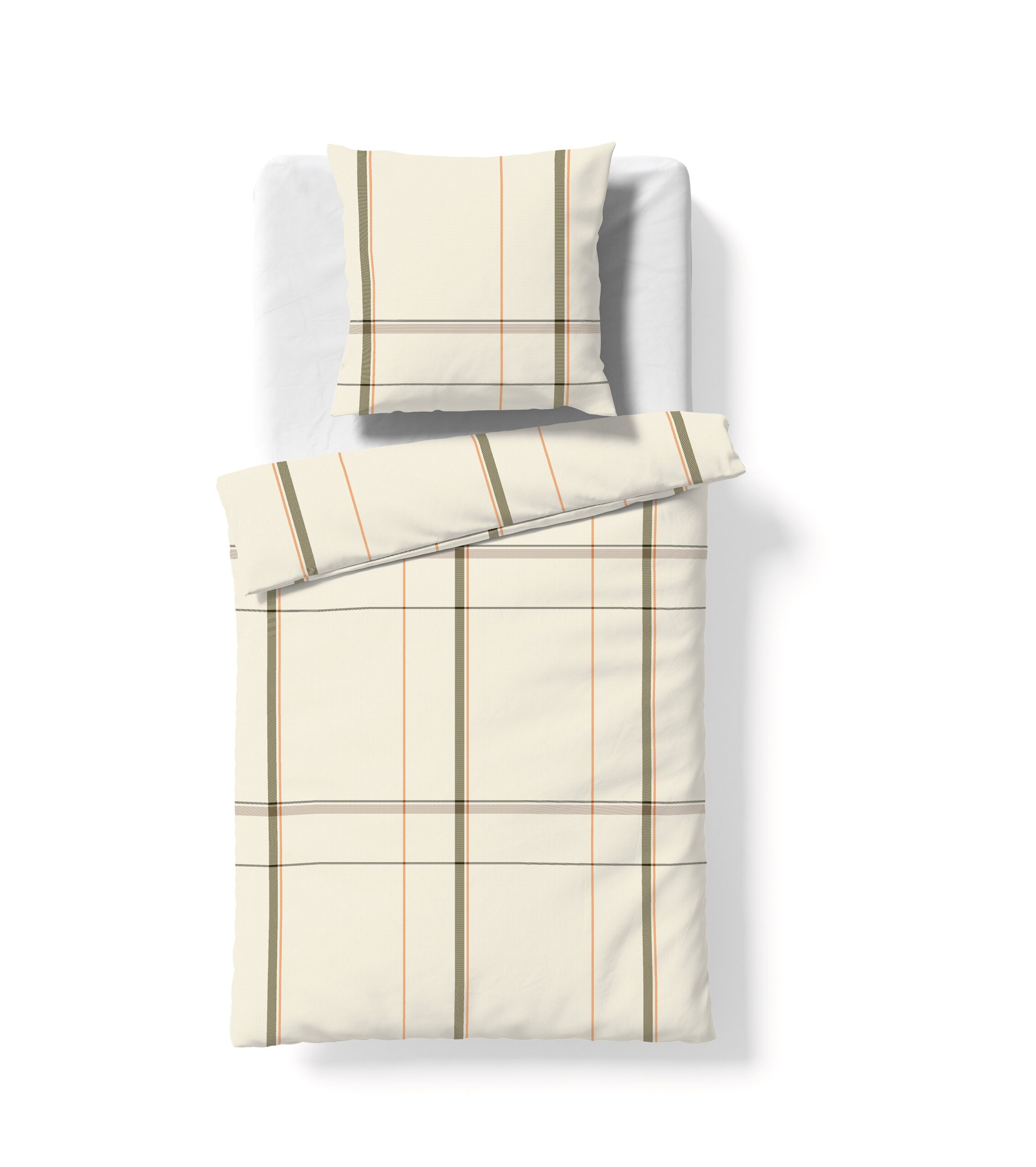 Bettwäsche Lech Flanell fleuresse creme