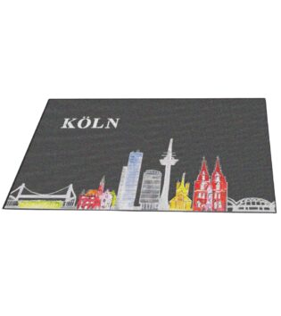 Wohnmatten von N&K Bielefelder Wäsche: Städtemotiv Köln