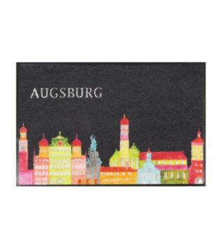 Wohnmatte von N&K Bielefelder Wäsche: Städtemotiv Augsburg