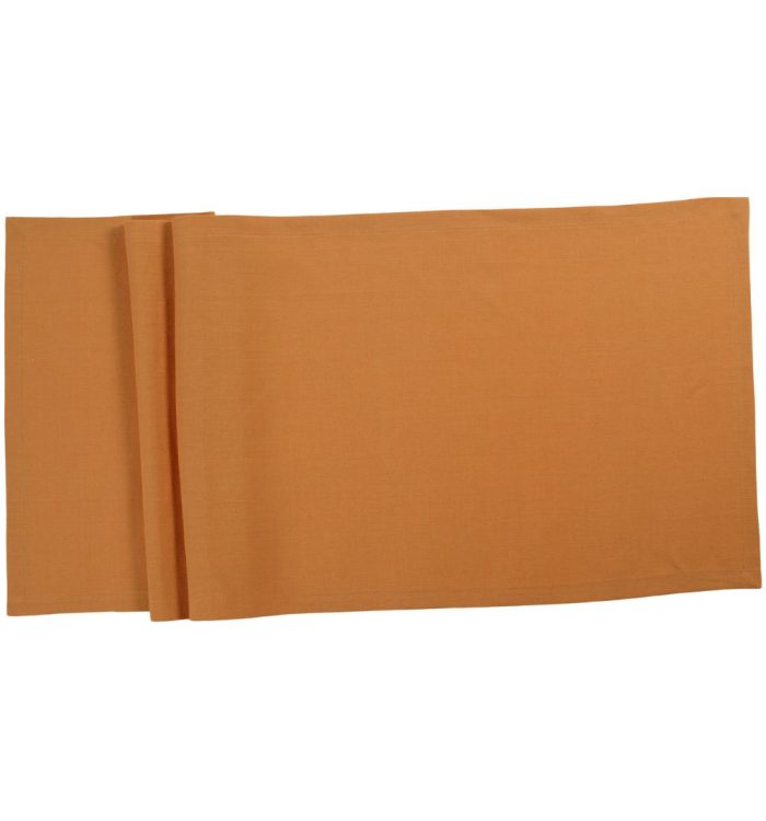 Linnen Sander Tischdecke orange